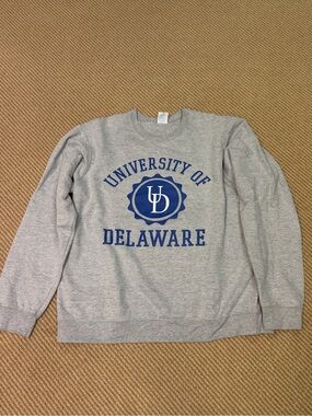 Delaware Fightin' Blue Hens Stamp Logo Officially Licensed Sweatshirt